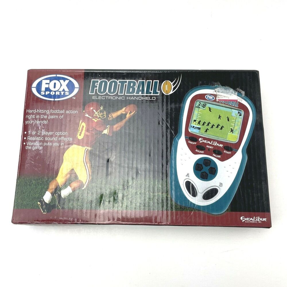 Excalibur Fox Sports Electronic 2007 Handheld Football Game FX204 - Open Box